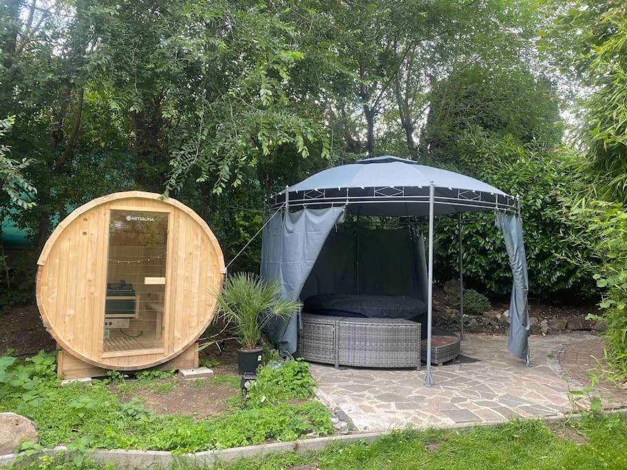 Ferien-Villa Direkt Am Rhein Sauna/Whirlpool Gotterswickerhamm Ngoại thất bức ảnh
